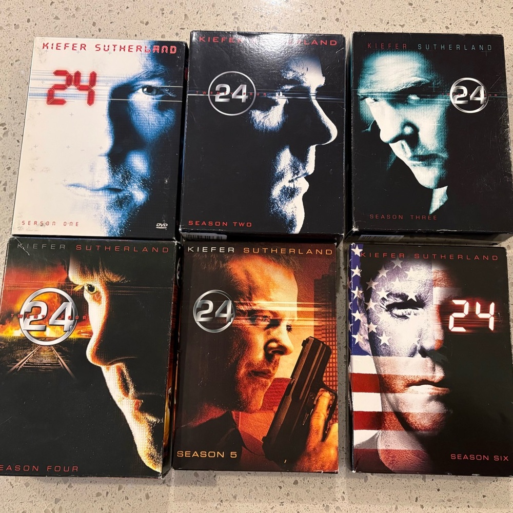 24 Seasons 1-6 box sets